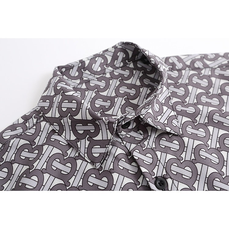 Áo Sơ Mi Tay Ngắn Thoải Mái In Họa Tiết Thời Trang