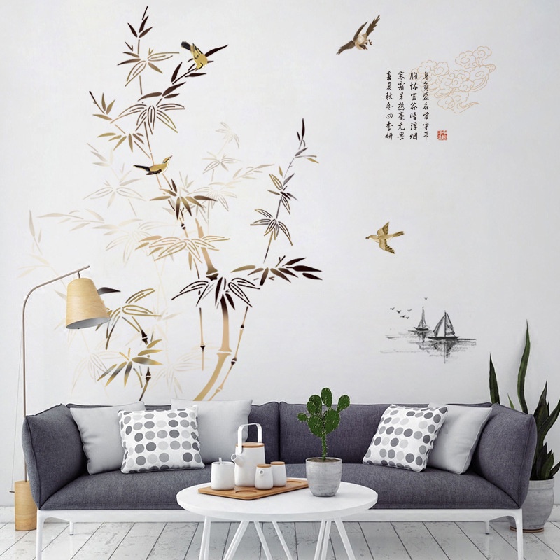 Bộ sưu tập tranh dán 3D cỡ siêu to khổng lồ, Hình dán tường phong cảnh núi sông