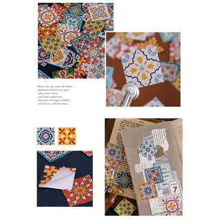Bộ 46 Sticker Gạch Bông dán trang trí E43