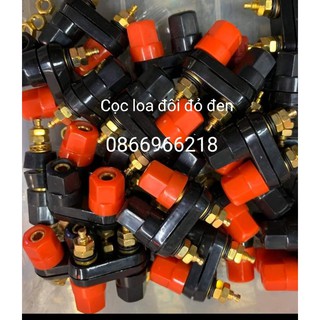 Cọc loa đỏ đen đôi giá 1 chiếc.