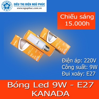 Bóng đèn led kanada 9w - đui xoáy e27