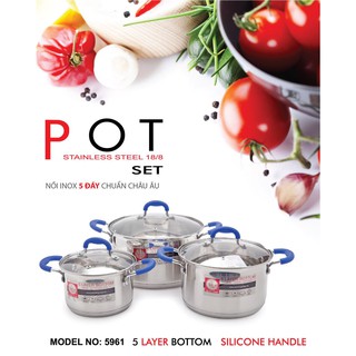 Bộ nồi Elmich 3 chi tiết