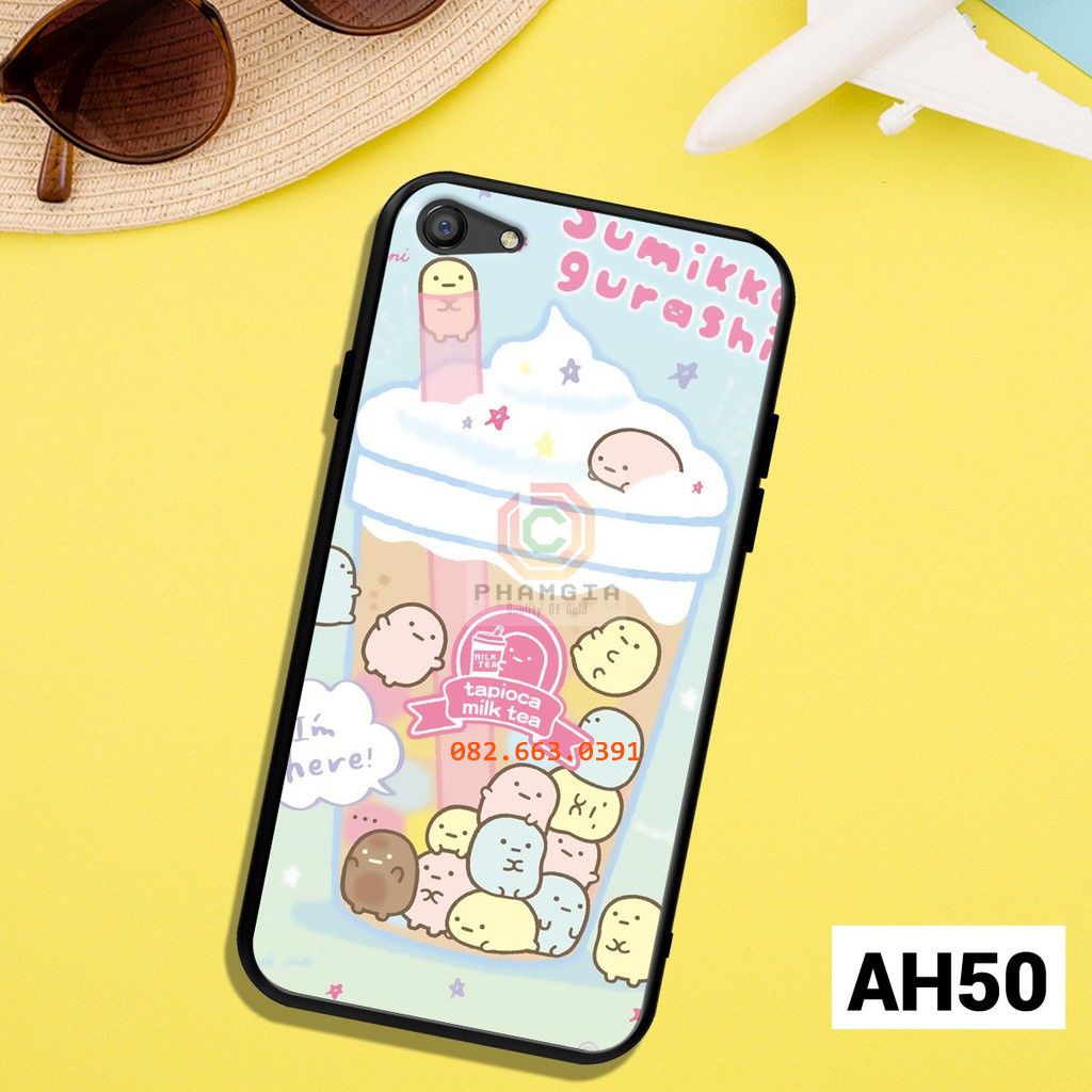 Ốp lưng Oppo F3 Plus in hình trà sữa dễ thương