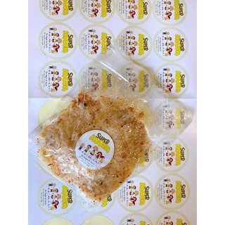 Bánh tráng chà bông xốc tỏi phi