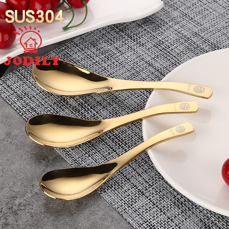 Muỗng Inox 304 Jodily StarHome Mạ Vàng - Cao Cấp - Sang Trọng - Tinh Tế