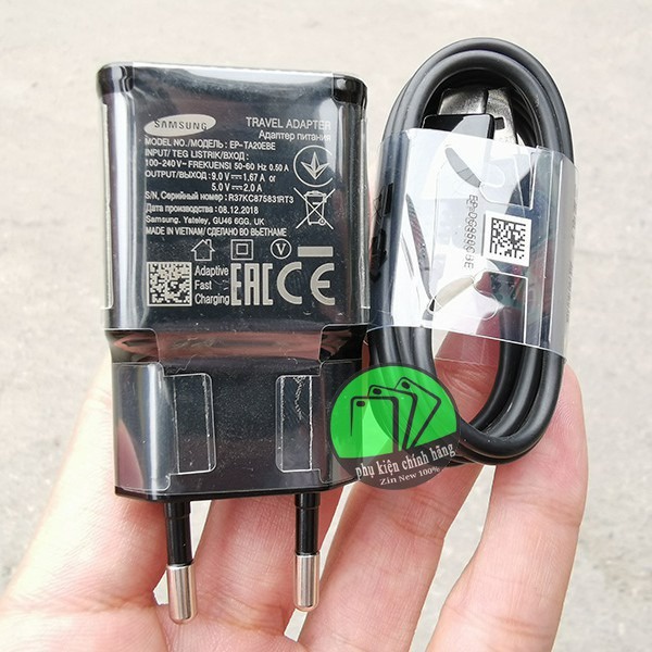 Củ sạc nhanh  Samsung S9, Note 9, S7 EDGE, NOTE 5 A7 Chuẩn Zin Xịn