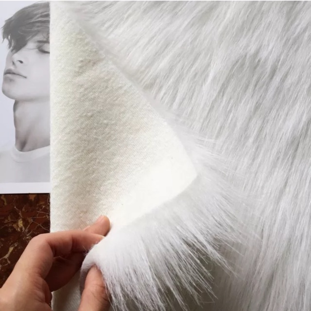 Thảm lông chụp ảnh nail