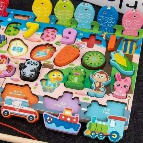 Bộ Đồ Chơi Câu Cá Và Ghép Số Thông MInh Cho Bé
