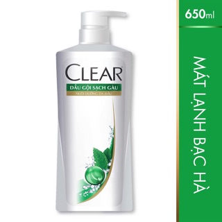 Dầu Gội Đầu Clear Bạc Hà Mát Lạnh