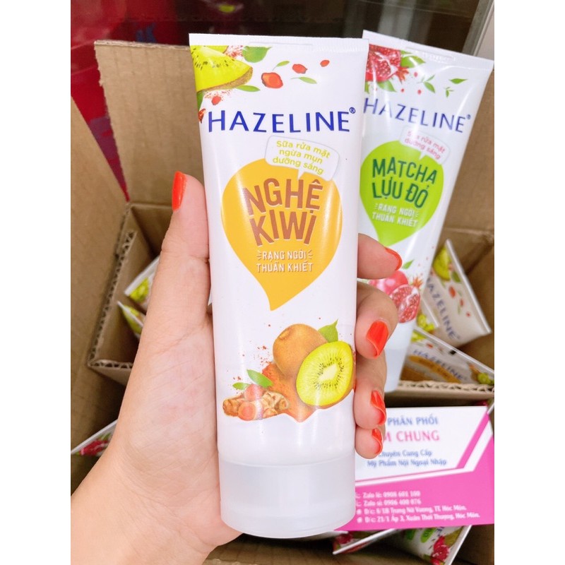 Sữa rửa mặt Hazelin (Nghệ kiwi, Matcha lựu đỏ) | BigBuy360 - bigbuy360.vn