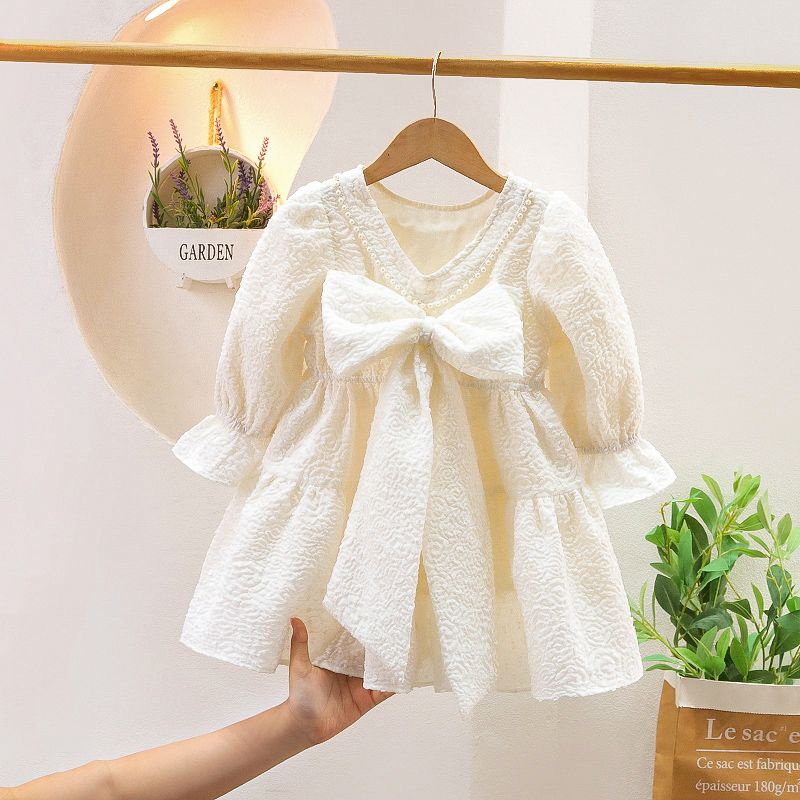 Váy Công Chúa Ren Xốp Hoa Xinh Xắn Cho Bé Gái