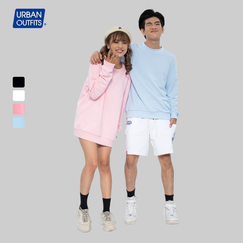 Áo Sweater Form Rộng Nam Nữ URBAN OUTFITS Kiểu Trơn SWO01 Thun Cotton Nỉ 4 Chiều Local Brand