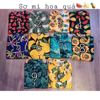 Áo Sơmi hoa quả