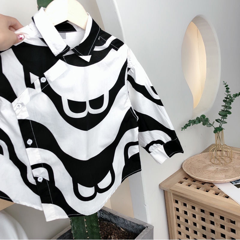 Hàng Mới Về Áo Sơ Mi Tay Dài Phong Cách Phương Tây Dành Cho Bé Trai 2022