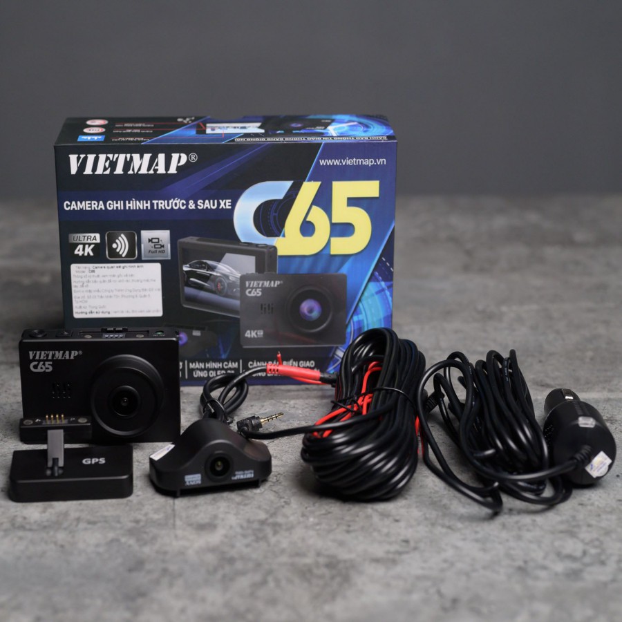 Camera hành trình ô tô 4K Vietmap C65 bảo hành 24 tháng