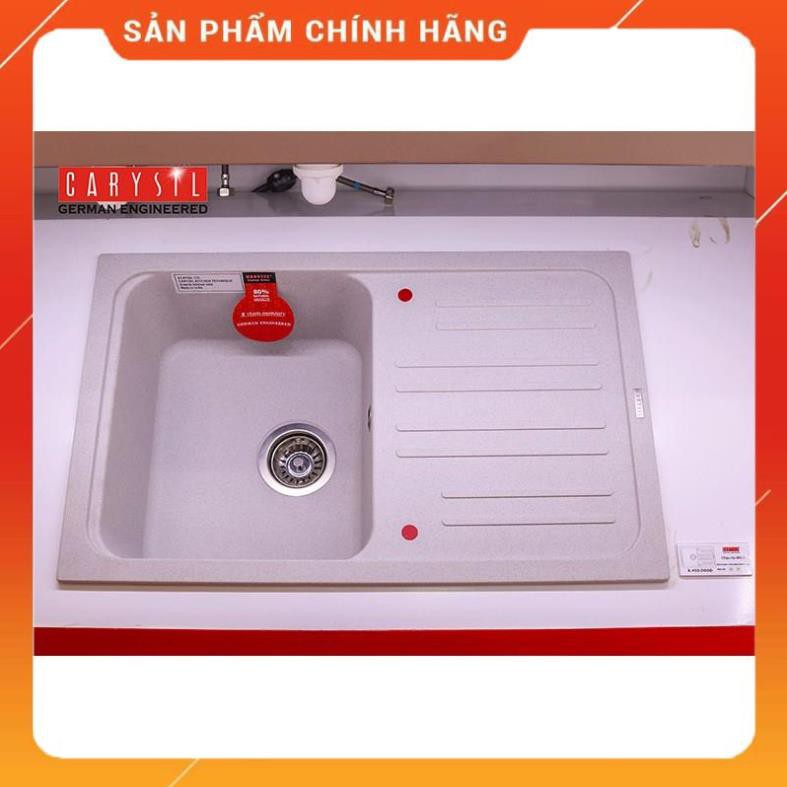 Siêu Sale Chậu rửa chén đá CARYSIL WAL1 , sản xuất tại Ấn Độ, công nghệ Đức, bảo hành 05 năm