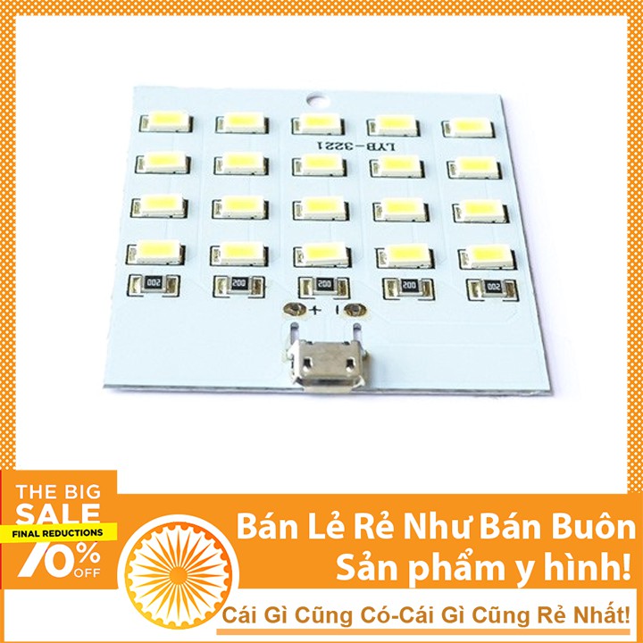 Đèn Led Siêu Sáng 20 LED 5V Micro USB Đèn Ngủ Tiết Kiệm Điện