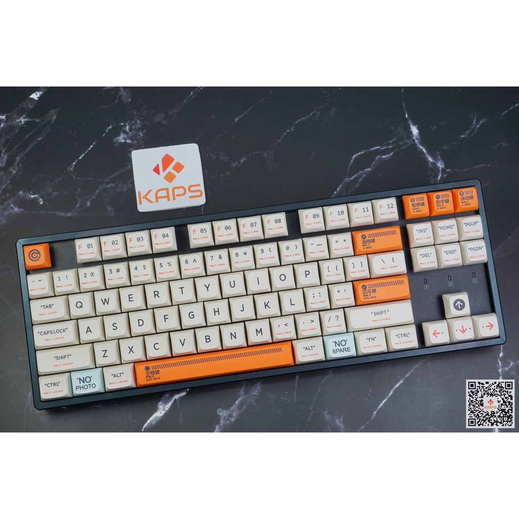 Keycap PLASTIC - profile XDA - keycap PBT - Dyesub - 150 nút cho bàn phím cơ layout 60 68 75 87 TKL 84 96 Fullsize