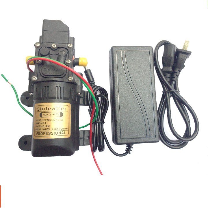 Máy bơm sinleader 12v + Adapter 12v 5A