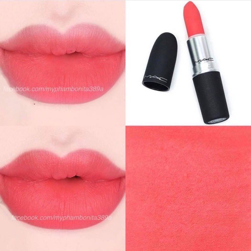 SON MAC POWER KISS MANDARIN O LIPSTICK.