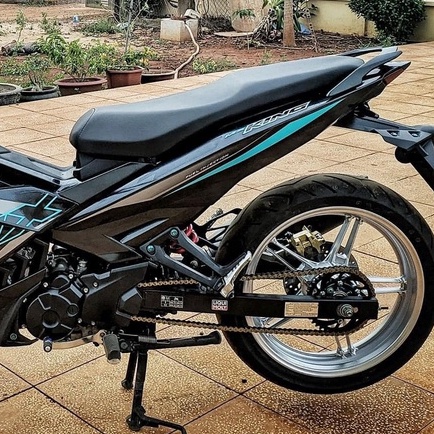 Tem Rời Yamaha Exciter MXKing 150 Dán Xe Đen Phối Xanh Ngọc