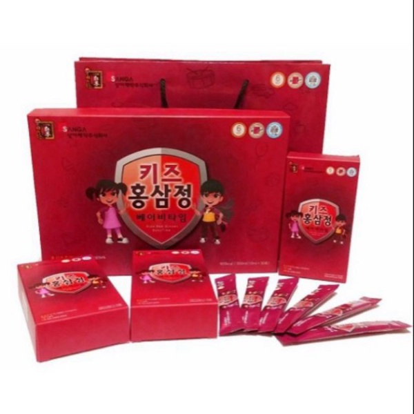 Nước hồng sâm trẻ em Sanga Hàn Quốc hộp 30 gói [ Hàng Mới Về ]