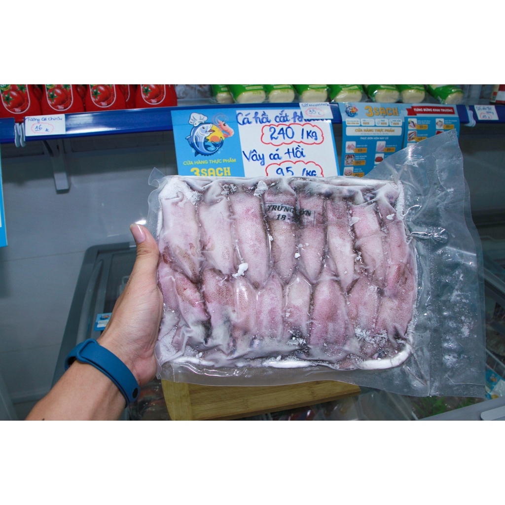 1KG Mực Trứng Phan Thiết 3 Sạch size 15/20