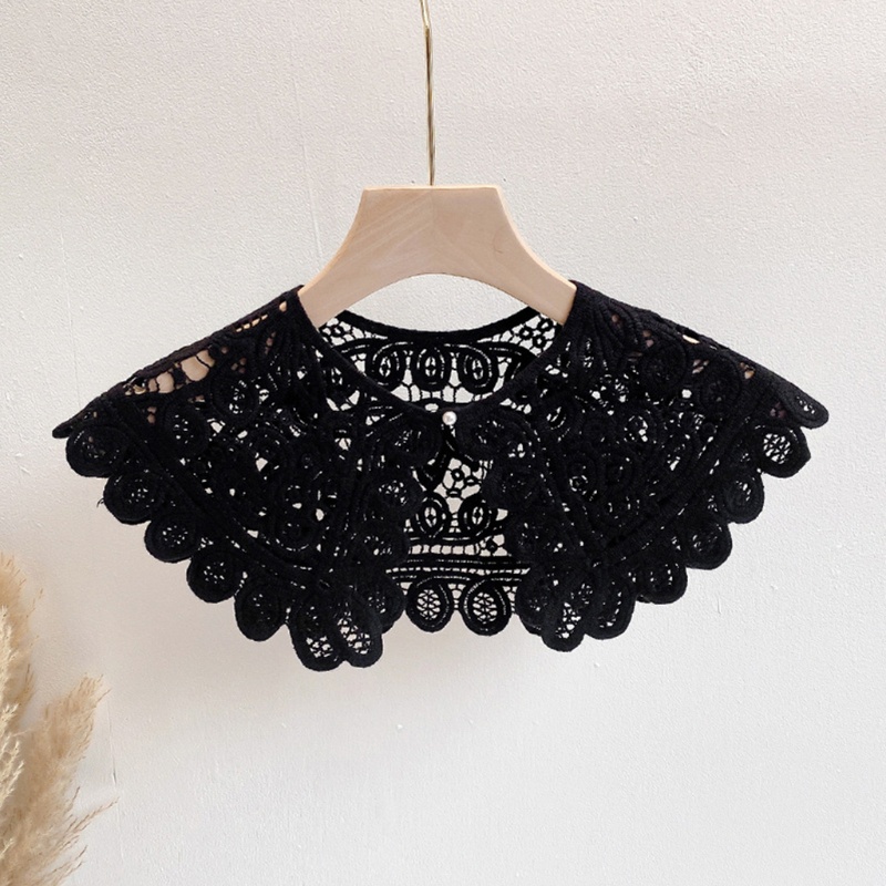 Cổ áo sơ mi giả bằng cotton phối ren đính ngọc trai nhiều màu thời trang mùa hè cho nữ
 | BigBuy360 - bigbuy360.vn