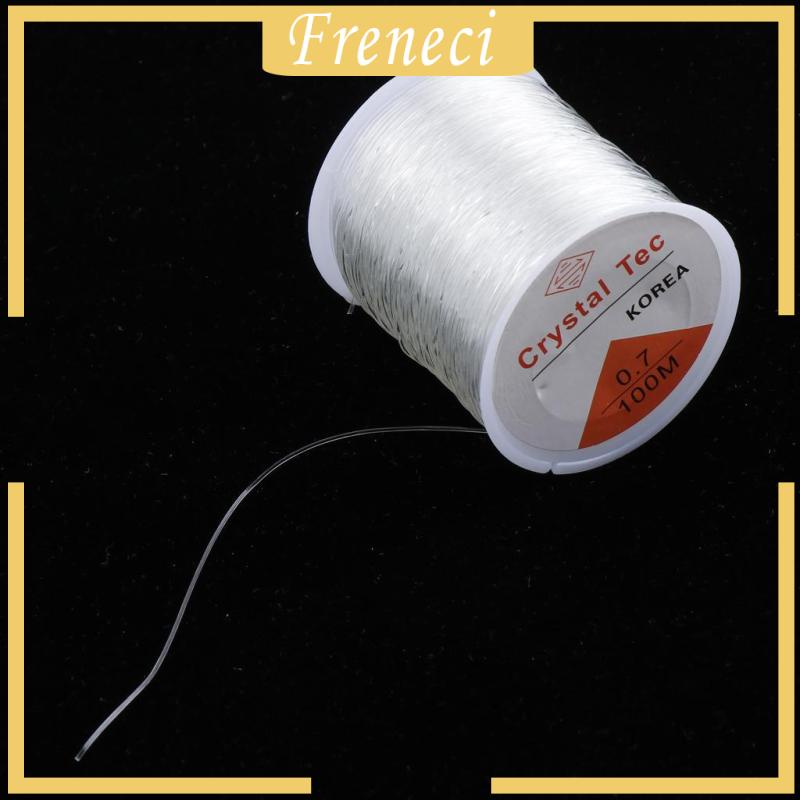 Cuộn Dây Pha Lê Co Giãn 0.7mm Dài 10m Dùng Làm Đồ Thủ Công