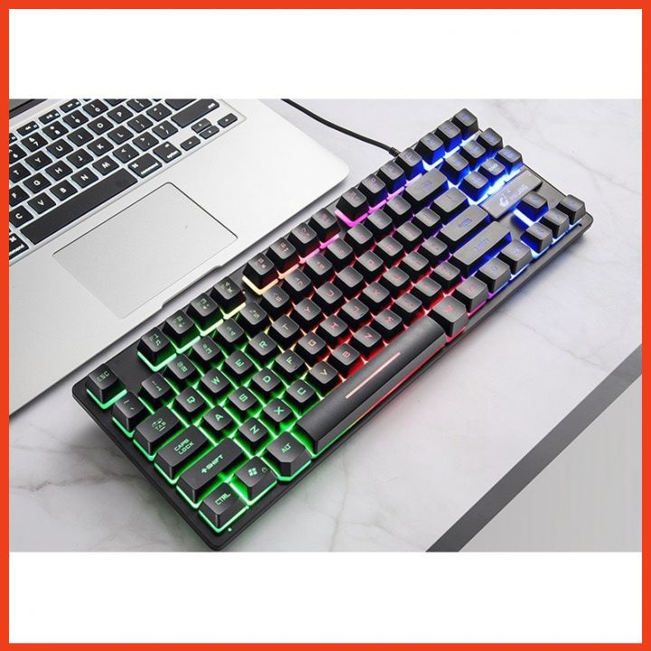 Bàn Phím Cơ Red Switch Máy Tính Có Dây K1 LED RGB Nhiều Chế Độ Chơi Game Cực Đã