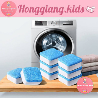 Hộp 12 Viên Tẩy Vệ Sinh Lồng Máy Giặt - Diệt Khuẩn - Tẩy Cặn Bẩn Máy Giặt