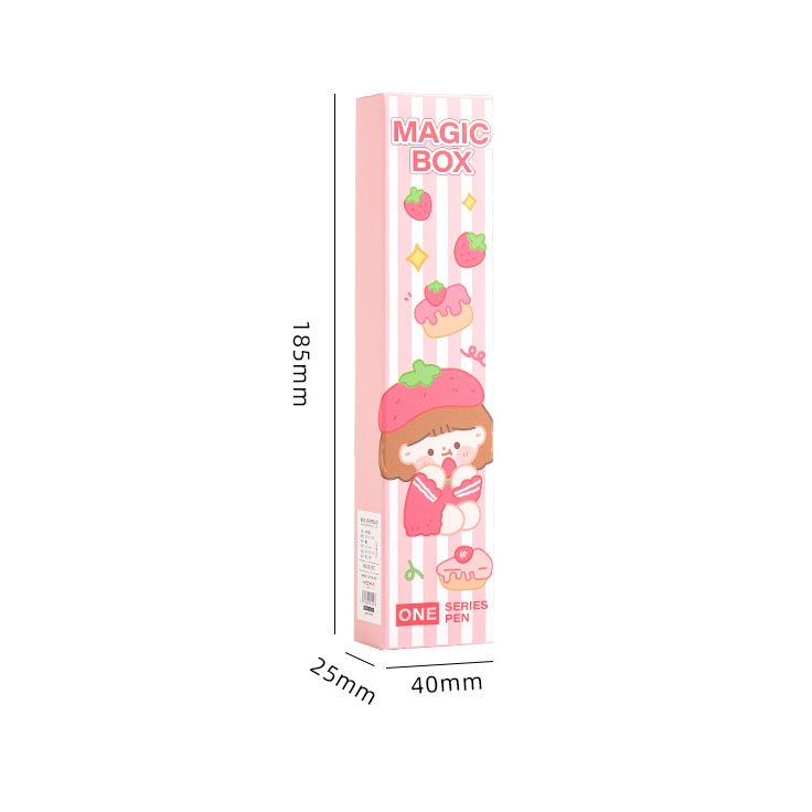 Hộp Bút Mực Gel Họa Tiết Hoạt Hình Dễ Thương Cho Học Sinh