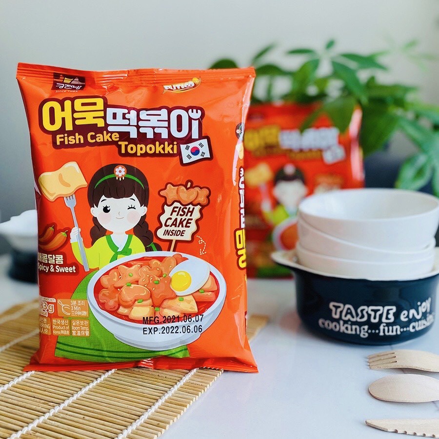(3 vị) Gói Bánh Gạo Topokki Hoa Sao Tim Nhập Khẩu Hàn Quốc Đậm Đà các sốt (dầu mè, cay ngọt, phô mai) | BigBuy360 - bigbuy360.vn