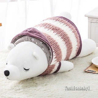 【FB】Cartoon Plush Toy Pillow Cute Polar Bear Doll Lunch Break Sleeping Pillow