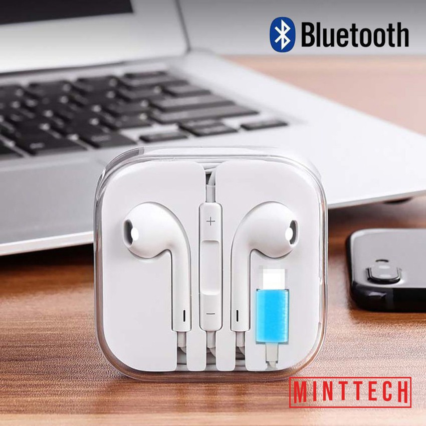 Tai nghe có dây Lightning chuẩn cho các dòng máy 7/7plus/8/8Plus/X/Xr/Xs/Xsmax kết nối bluetooh ổn định