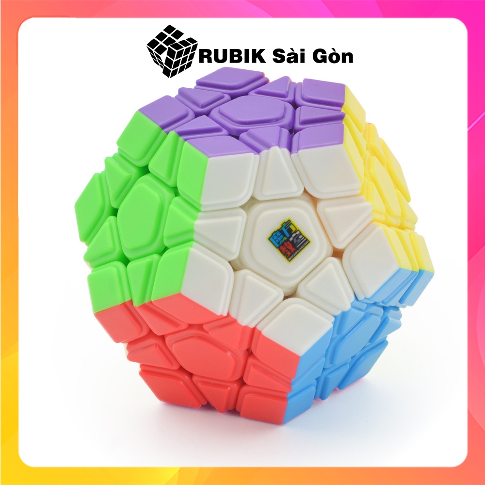 Rubik Biến Thể 12 mặt Megaminx 3x3 - Rubic Ma Thuật Biến Dạng - Ru Bíc MoYu Meilong - Rubick Stickerless Đẹp