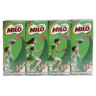 Lốc 4 Hộp Sữa Milo Lúa Mạch 115ml - 180ml