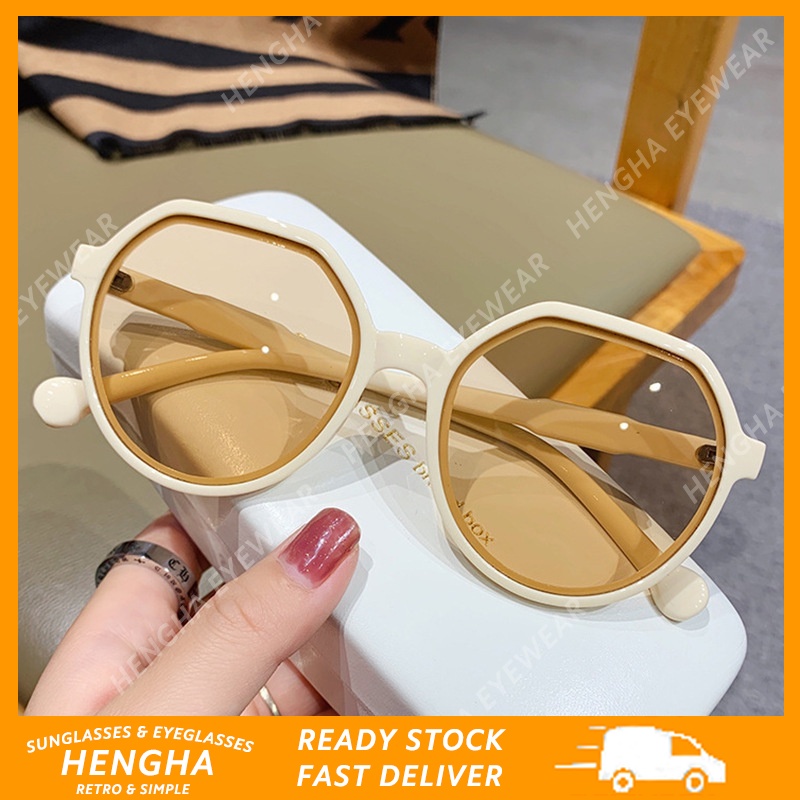 Kính mát gọng tròn thời trang Hàn Quốc cổ điển sành điệu cho nữ