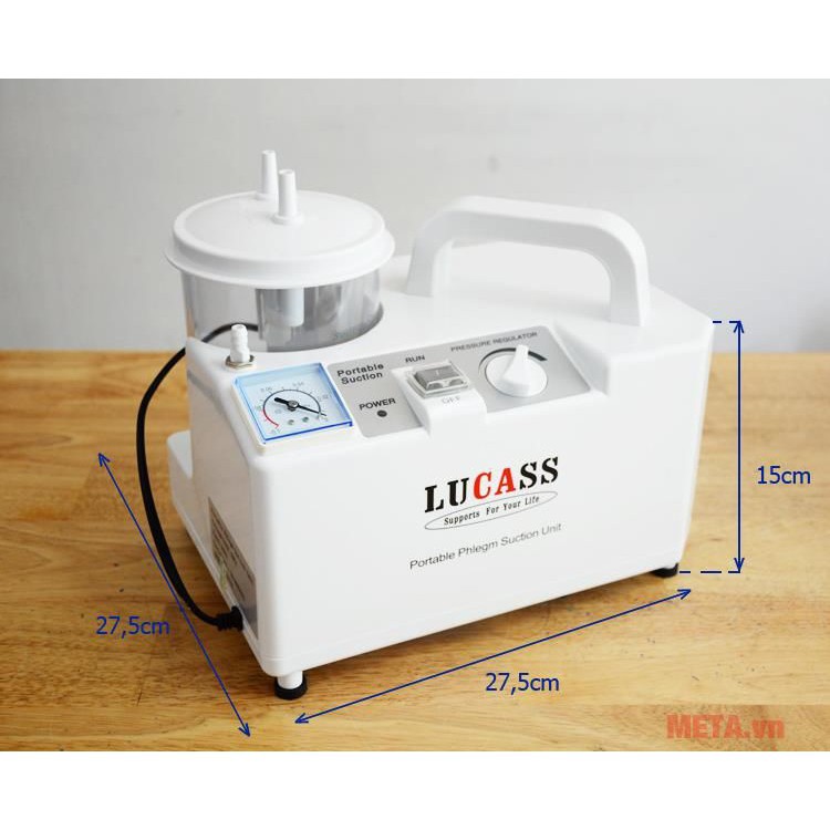 Máy hút dịch 1 bình Lucass SS-6A(HÀNG CHÍNH HÃNG )