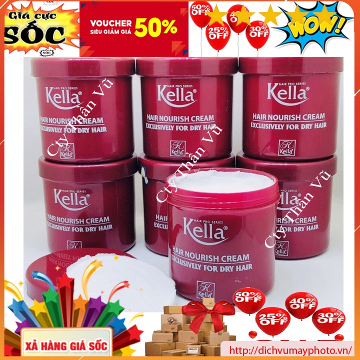 Kem Hấp Dầu Kella Giúp Sợi Tóc Dai Hơn Và Đặc Biệt Bóng Đẹp Không Bị Bết Suôn Mượt Chắc Khỏe
