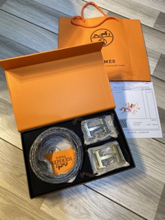 Thắt lưng Hermes 2 mặt đeo thay đổi