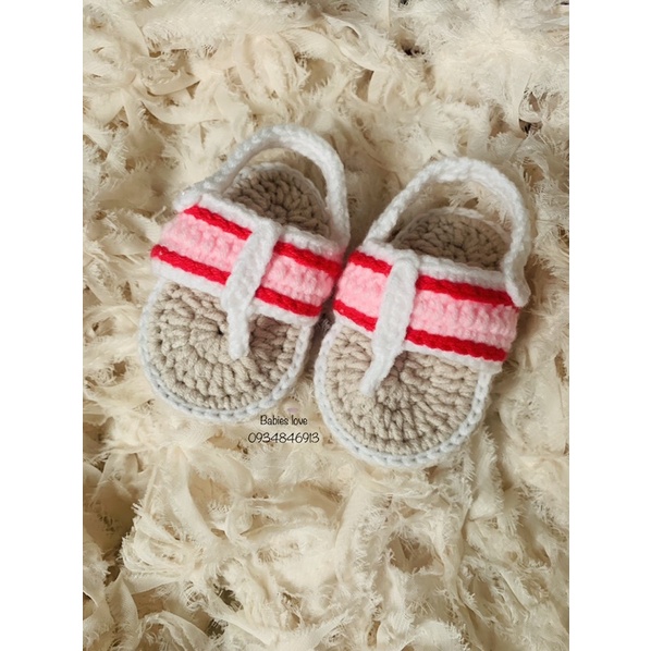 Giày xỏ ngón có quai hậu bé trai bé gái 0-18m