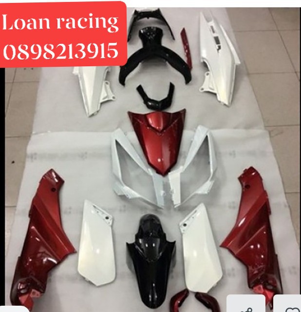 Full dàn màu Air blade Thái màu đen, trắng hàng zin chính hãng Honda Thái