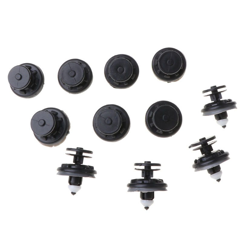 Set 10 Đinh Tán Nhựa Cho Cửa Xe Hơi Tiguan Golf Passat Jetta 6q0868243