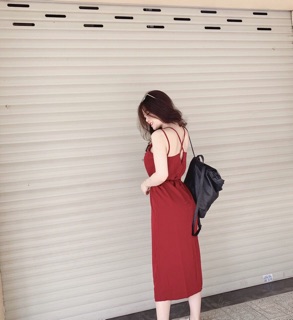 Đầm maxi dây