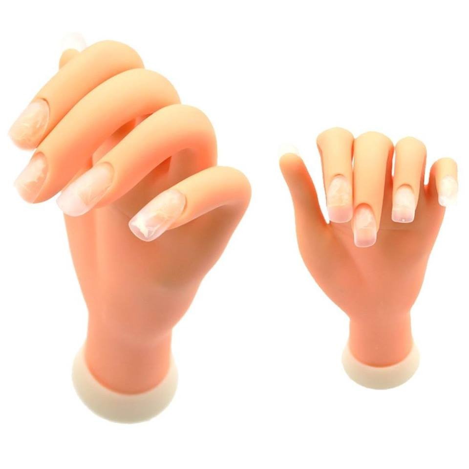 Bàn Tay bàn chân Giả Học Nail Silicon