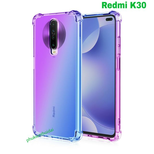 Ốp lưng Redmi K30 / K30 5G / K40 Gaming / K50 Gaming dẻo đa sắc TPU nhiều màu bảo vệ  lồi 4 góc cao cấp