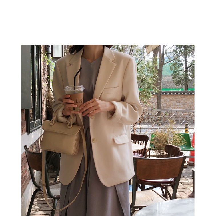 【Trong kho】Áo khoác Blazer phong cách retro Hàn Quốc hợp thời trang | BigBuy360 - bigbuy360.vn