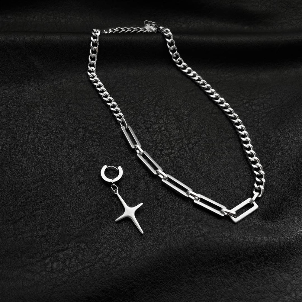 Vòng cổ Thép Không Gỉ Mặt Thánh Giá Thời Trang Dành Cho Nam