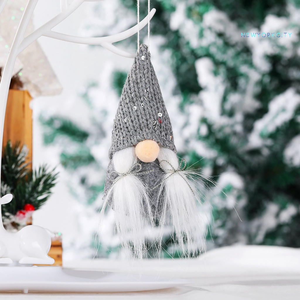 Phụ Kiện Treo Trang Trí Cây Thông Giáng Sinh Chống Mòn Hình Búp Bê Gnome